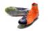 Nike veneno três gerações de 3D Hypervenom Phantom III DF elite high help FG laranja azul masculino chuteiras