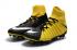 Nike Hypervenom Phantom III DF sort gul hvid høj hjælpe fodboldsko