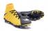 Nike Hypervenom Phantom III DF negro amarillo blanco zapatos de fútbol de alta ayuda