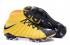 Nike Hypervenom Phantom III DF zwart geel wit voetbalschoenen met hoge hulp