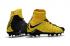 Nike Hypervenom Phantom III DF noir jaune blanc haute aide chaussures de football