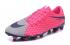 Nike Hypervenom Phantom III FG lage hulp Roze zilver diepblauwe voetbalschoenen