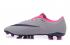 Nike Hypervenom Phantom III FG low help Розовый серебристый темно-синий футбольные бутсы