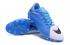 Chuteiras Nike Hypervenom Phelon III FG brancas azuis