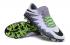 Nike Hypervenom Phantom II FG ACC Scarpe Da Calcio Footabll Basse Bianche Verdi Grigie