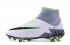 Nike Hypervenom Phantom II FG Elite Pack ACC Soccers Footabll Chaussures Blanc Vert Gris