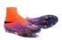 Nike Hypervenom Phantom II FG Floodlights Pack Soccers รองเท้าฟุตบอล สีส้มม่วง