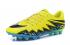 Nike Hypervenom Phantom II FG Low Premium AG Soccers Zapatos de fútbol Amarillo Azul