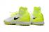 Nike MAGISTAX PROXIMO II TF ACC กันน้ำ High help สีขาวเรืองแสงสีเหลืองผู้ชายฟุตบอล