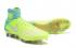 Nike MagistaX Proximo II FG Fluorescent jaune bleu femmes chaussures de football