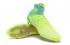 Nike MagistaX Proximo II FG fluorescente amarelo azul feminino chuteiras