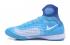 Nike MagistaX Proximo II IC MD Soccers Chaussures ACC Imperméable Bleu Blanc