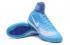 Nike MagistaX Proximo II IC MD Zapatos de fútbol ACC impermeable azul blanco