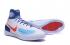 Nike MagistaX Proximo II IC MD Zapatos de fútbol ACC impermeable olímpico blanco azul naranja