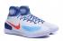 Sepatu Nike MagistaX Proximo II IC MD Soccers ACC Tahan Air Olympic White Blue Orange