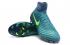 Nike Magista Obra II FG Soccers Chaussures De Football ACC Vert Foncé Jaune