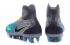 scarpe da calcio Nike Magista Obra II FG Soccers ACC Grigio Giada Blu Nero