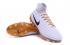 Nike Magista Obra II FG Soccers Zapatos de fútbol ACC Blanco Negro Oro