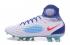 Nike Magista Obra II FG Soccers Zapatos de fútbol ACC Blanco Jade Azul