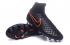 Nike Magista Obra II FG Soccers Zapatos de fútbol Negro Total Crimson