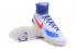 Nike Magista Obra II FG Soccers Chaussures De Football Bleu Blanc Rouge
