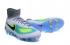 Nike Magista Obra II FG Soccers Chaussures De Football Volt Noir Total Gris Bleu