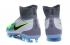 Nike Magista Obra II FG Soccers รองเท้าฟุตบอล Volt Black Total Grey Blue