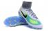 Nike Magista Obra II FG Soccers Zapatos de fútbol Volt Negro Total Gris Azul