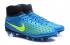 Nike Magista Obra II FG Scarpe da calcio da calcio Volt Nero Totale Blu Navy