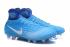 Nike Magista Obra II FG Soccers Voetbalschoenen Volt Marineblauw Wit