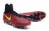 Nike Magista Obra II FG 足球鞋 ACC 防水黑色紅色斑馬條紋