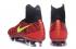 футбольные бутсы Nike Magista Obra II FG ACC с водонепроницаемыми черными и красными полосками под зебру