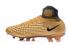 Nike Magista Obra II FG Soccers Shoes ACC Водонепроницаемые золотисто-черные