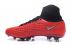 Nike Magista Obra II FG Soccers Chaussures ACC Imperméable Rouge Noir