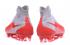 Nike Magista Obra II FG Soccers Shoes ACC Водонепроницаемые белые красные