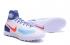 Nike Magista Obra II TF Soccer Shoes ACC Waterproof White Blue Orange