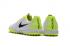 Nike Magista Orden II TF LOW hjælp Hvide fluorescerende grønne fodboldsko til mænd