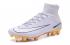 Nike Mercurial Superfly CR7 FG zapatos de fútbol con remaches de oro blanco alto