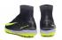 Nike Mercurial X Superfly V CR7 TF Soccers 신발 블랙 옐로우