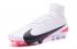 Nike Mercurial Superfly High ACC Impermeabile V FG Bianco Nero Rosa