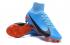 Nike Mercurial Superfly High V FG ACC Waterproof Blau Schwarz Orange