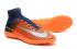 Nike Mercurial Superfly High V TF ACC Водонепроницаемый Оранжевый Темно-Синий Серебристый