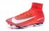 Детские футбольные кроссовки Nike Mercurial Superfly V FG ACC красный оранжевый черный белый