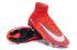 Sepatu NIke Mercurial Superfly V FG ACC Kids Soccers Merah Oranye Hitam Putih