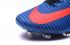 NIke Mercurial Superfly V FG ACC Chaussures De Football Pour Enfants Bleu Royal Noir Orange