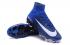Nike Mercurial Superfly V FG ACC Kinder-Fußballschuhe, Königsblau, Schwarz, Weiß