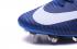 NIke Mercurial Superfly V FG ACC Chaussures De Football Pour Enfants Bleu Royal Noir Blanc