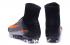 NIke Mercurial Superfly V FG ACC Zapatos de fútbol para niños Blanco Gris Negro Naranja