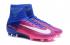NIke Mercurial Superfly V FG ACC imperméable rose bleu Chaussures de football
