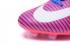 NIke Mercurial Superfly V FG ACC impermeable rosa azul Zapatos de fútbol